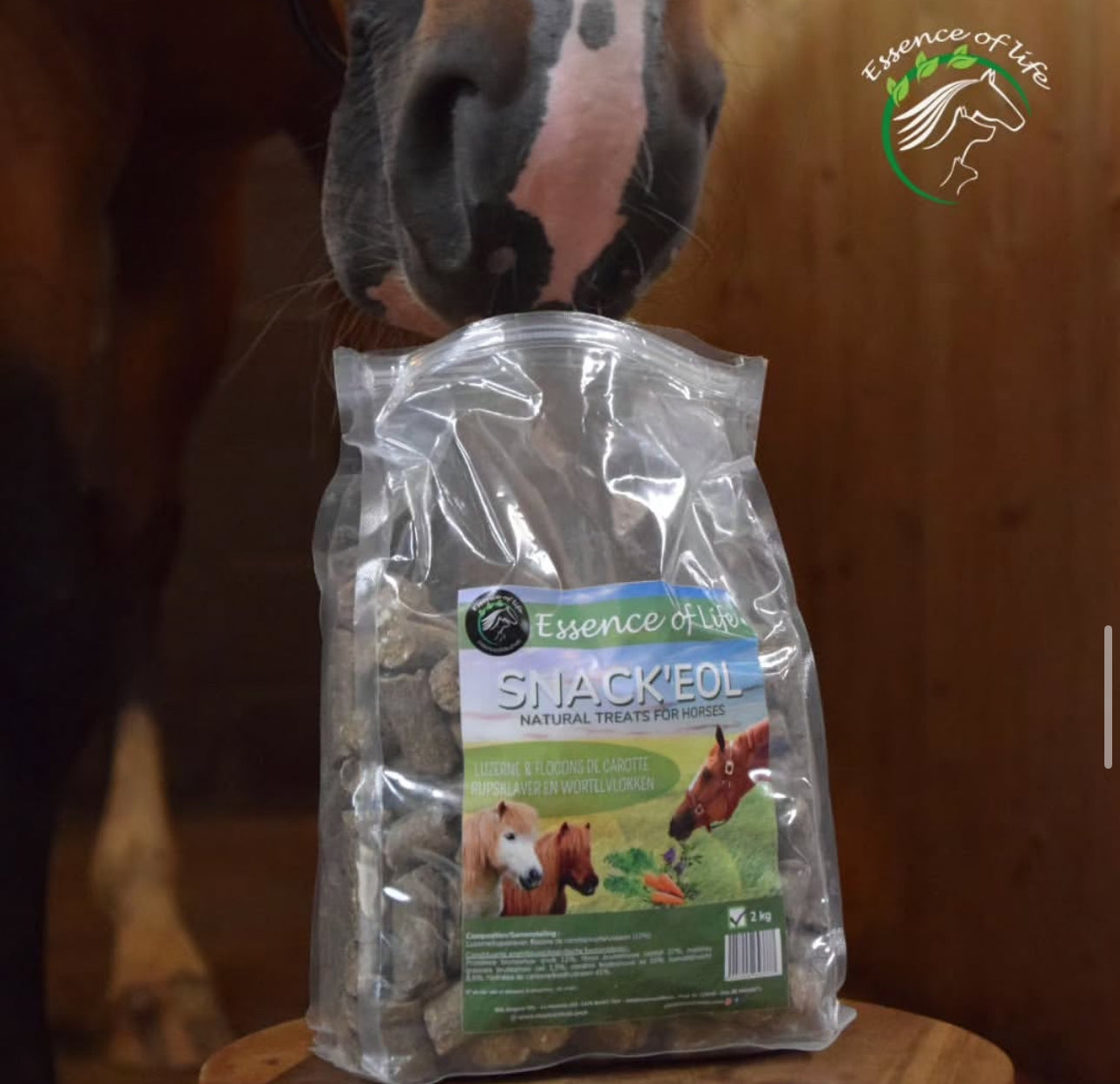 SNACK'EOL 2kg - Friandises Naturelles Pour Chevaux